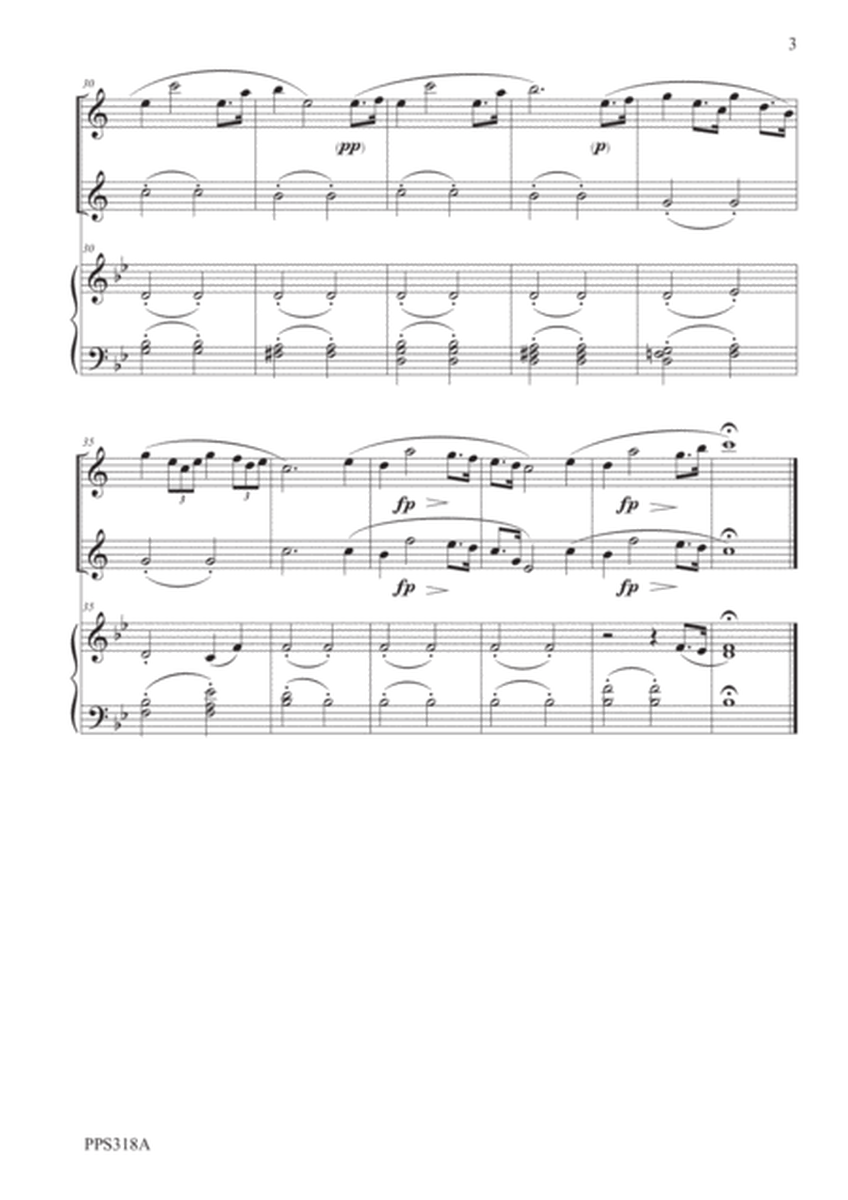 SHEPHERD'S SONG for 2 clarinets & piano