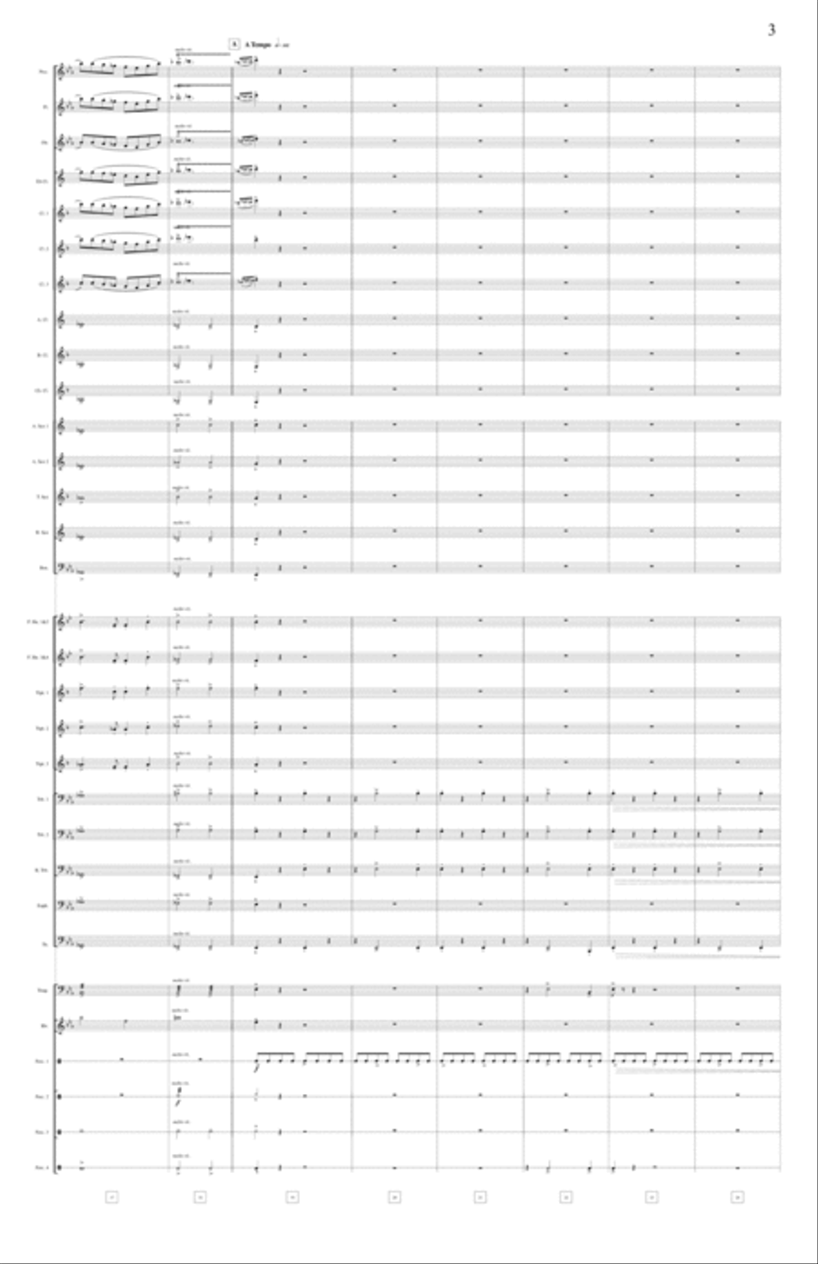 A Hollywood Overture - score and parts Concert Band scores gallery preview page 5