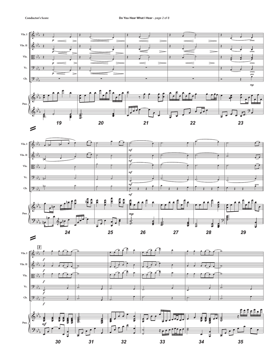 Do You Hear What I Hear Small Ensemble scores gallery preview page 2