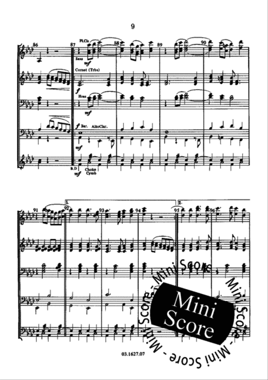 Americana West Concert Band scores gallery preview page 13