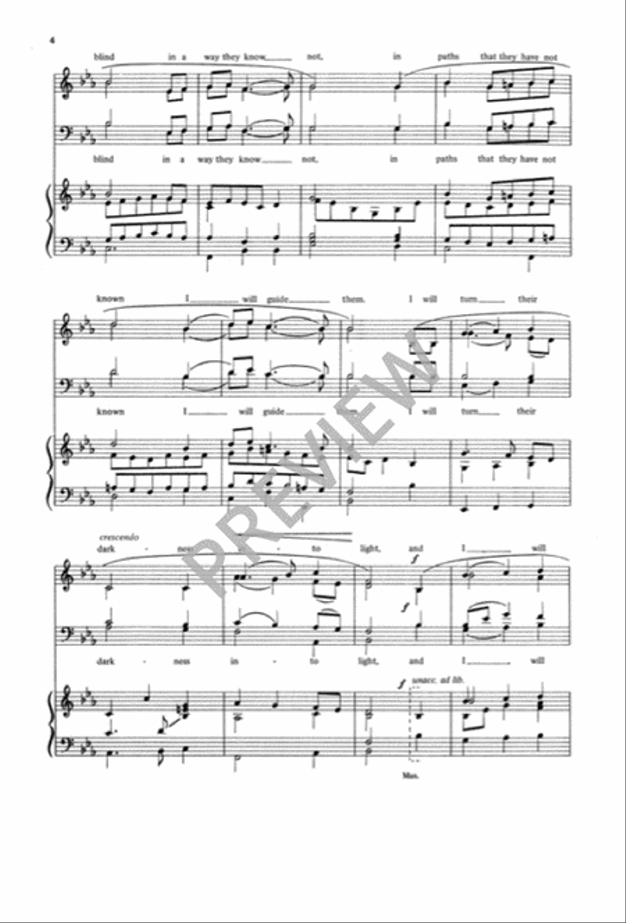 The Secret of Christ 4-Part scores gallery preview page 5