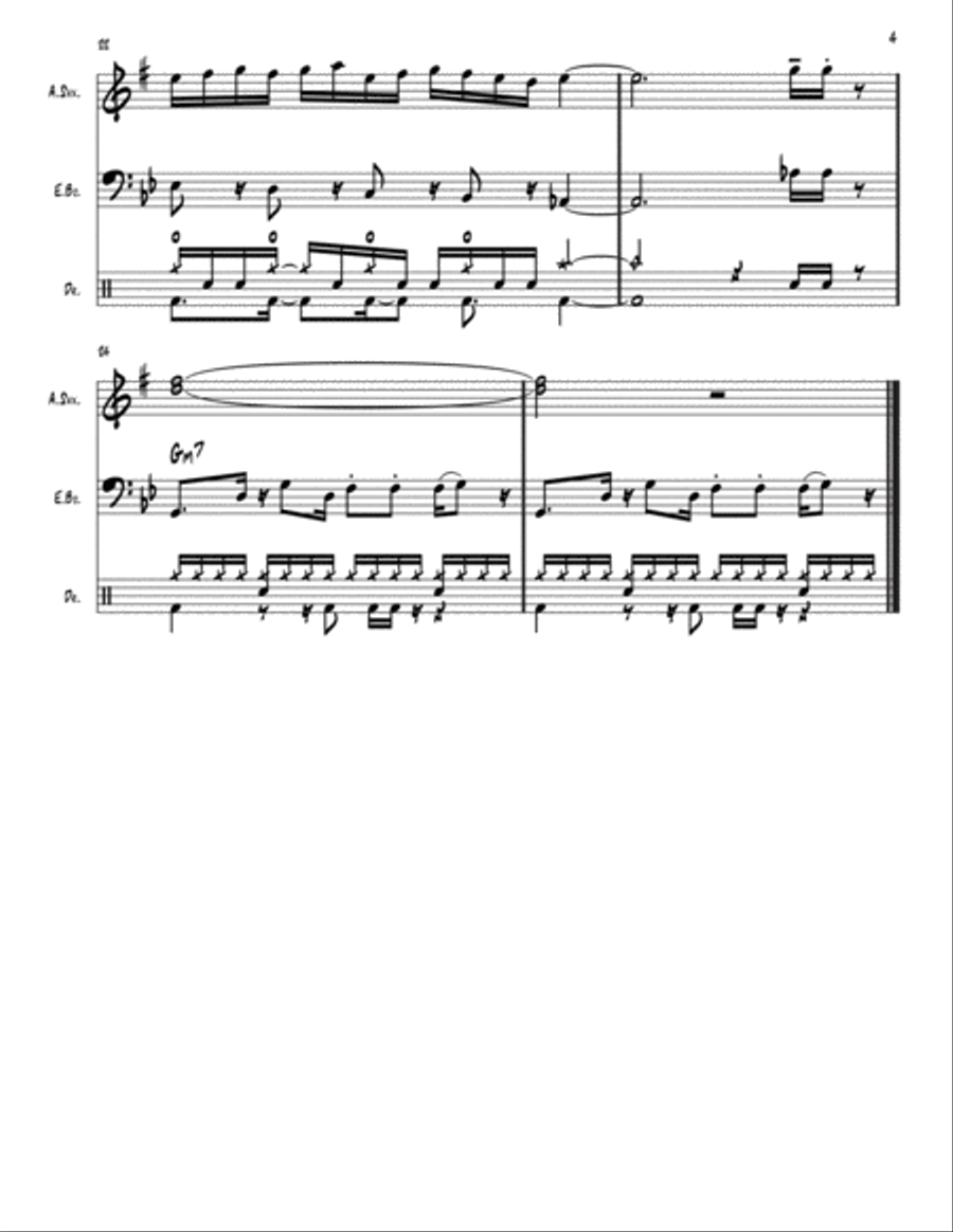 Breeze Breeze Alto Saxophone scores gallery preview page 4