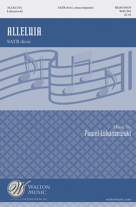 Book cover for Alleluia - SATB divisi