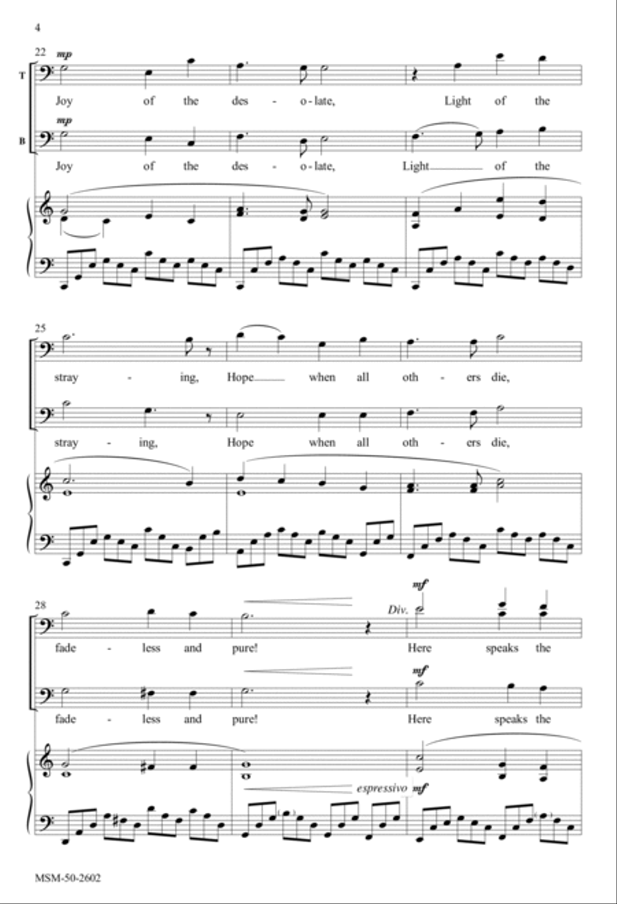 Come, Ye Disconsolate Come, Ye Disconsolate 4-Part scores gallery preview page 3