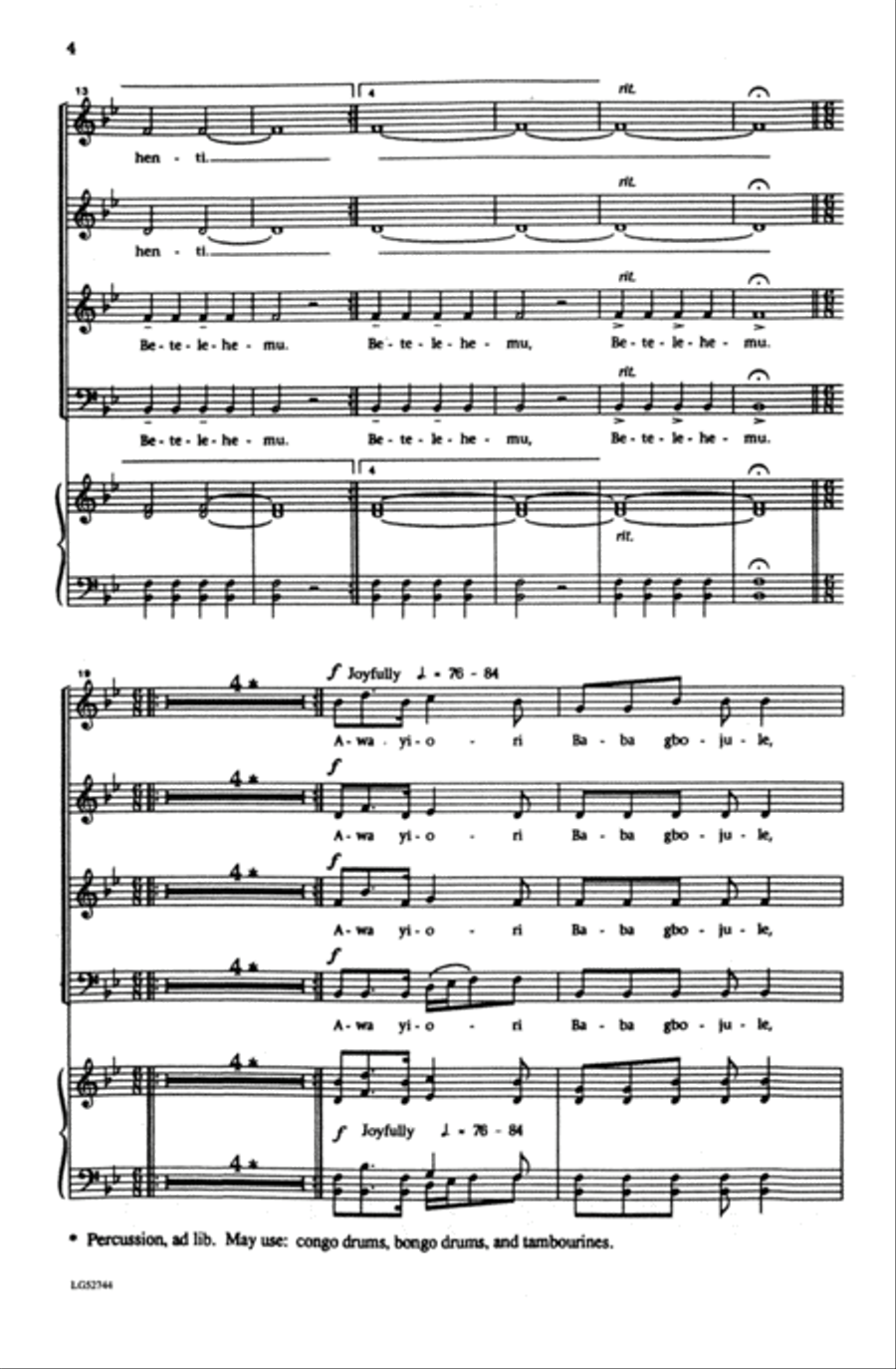Betelehemu Choir scores gallery preview page 3