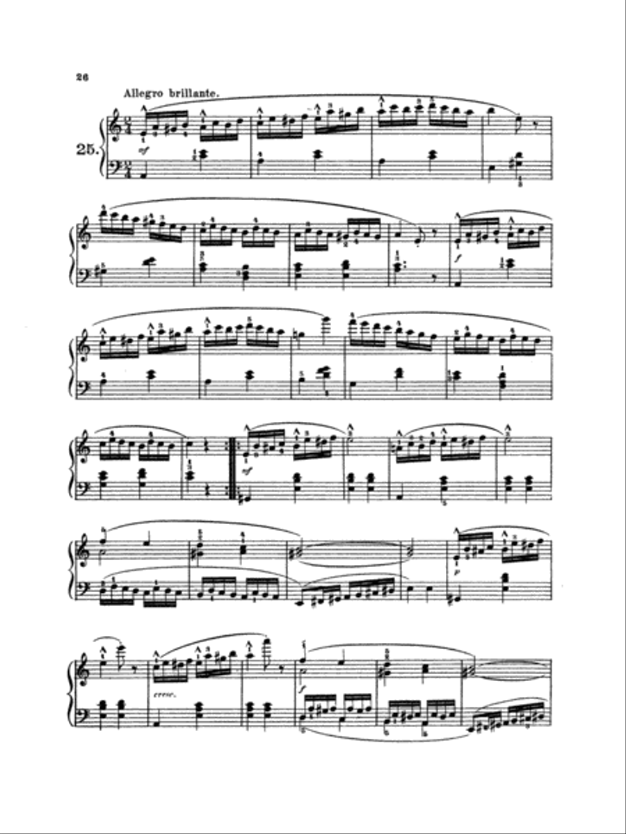 Concone: Twenty-five Melodious Studies, Op. 24 Piano Method scores gallery preview page 1