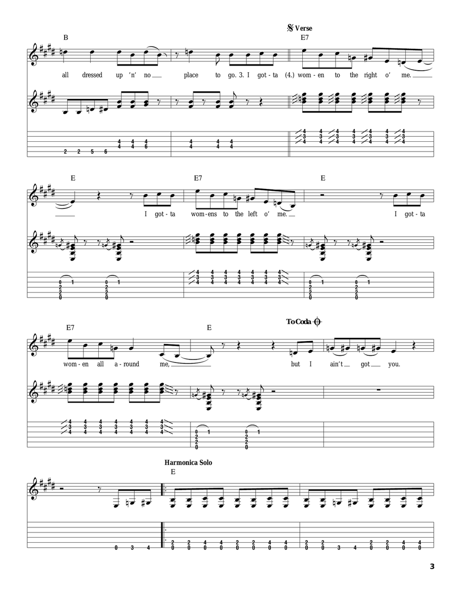 I Ain't Got You I Ain't Got You Acoustic Guitar scores gallery preview page 3