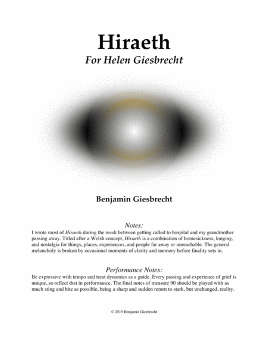 Hiraeth Horn scores gallery preview page 1