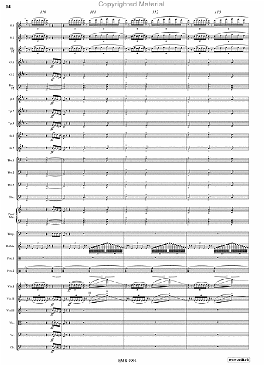 Quo Vadis Orchestra scores gallery preview page 14