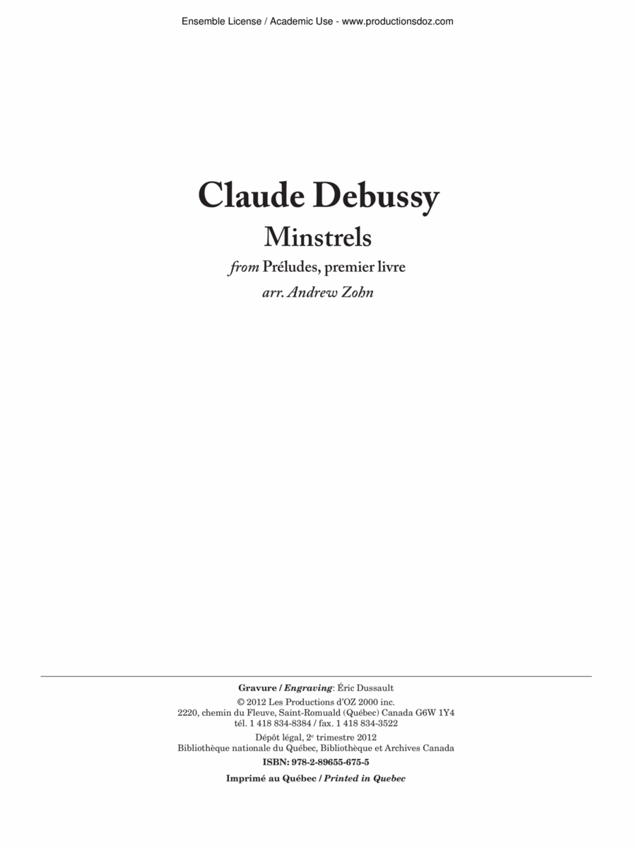Minstrels Classical Guitar scores gallery preview page 1