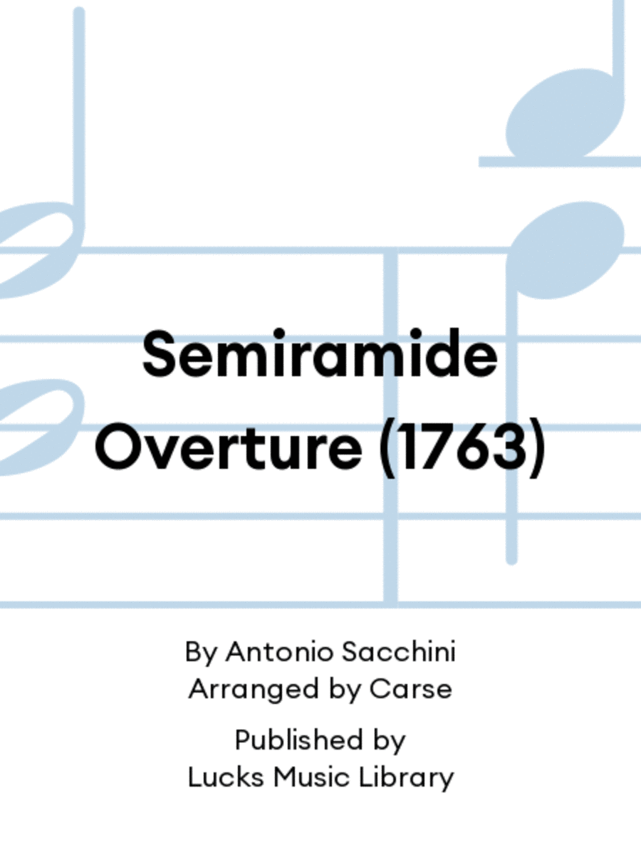 Semiramide Overture (1763)