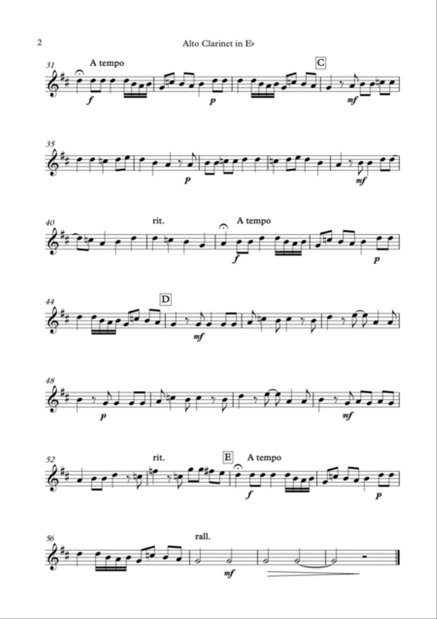 Matona mia cara Woodwind Quartet scores gallery preview page 6