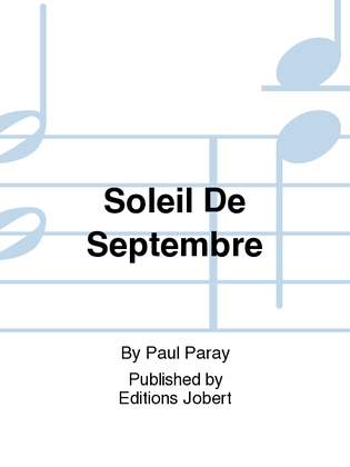 Soleil De Septembre