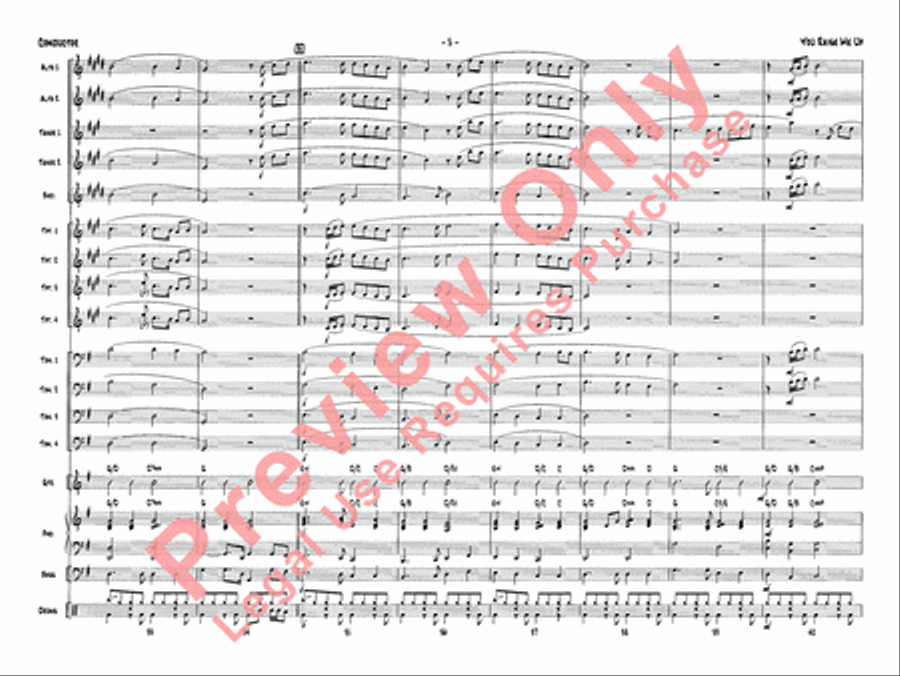 You Raise Me Up Jazz Ensemble scores gallery preview page 8