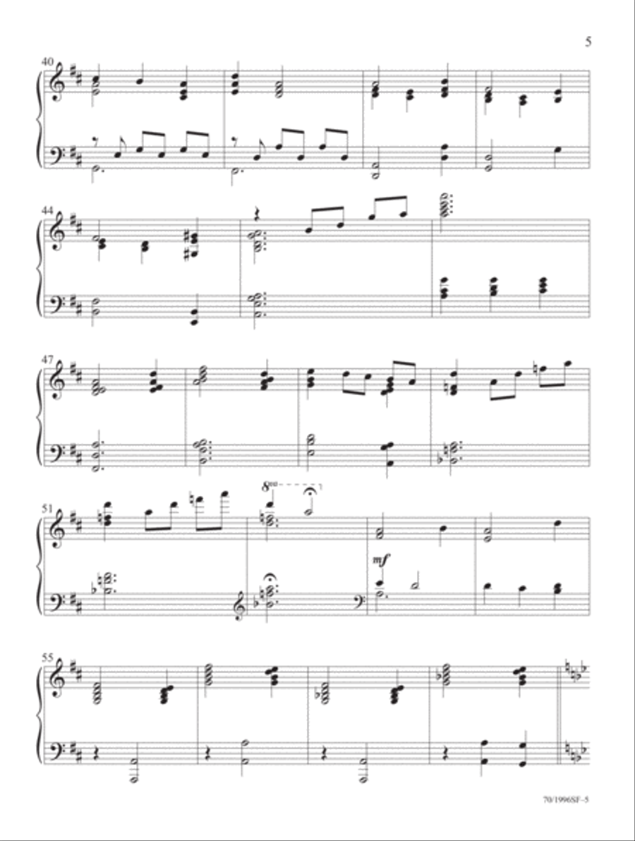 In the Light of the Cross Piano Solo scores gallery preview page 5