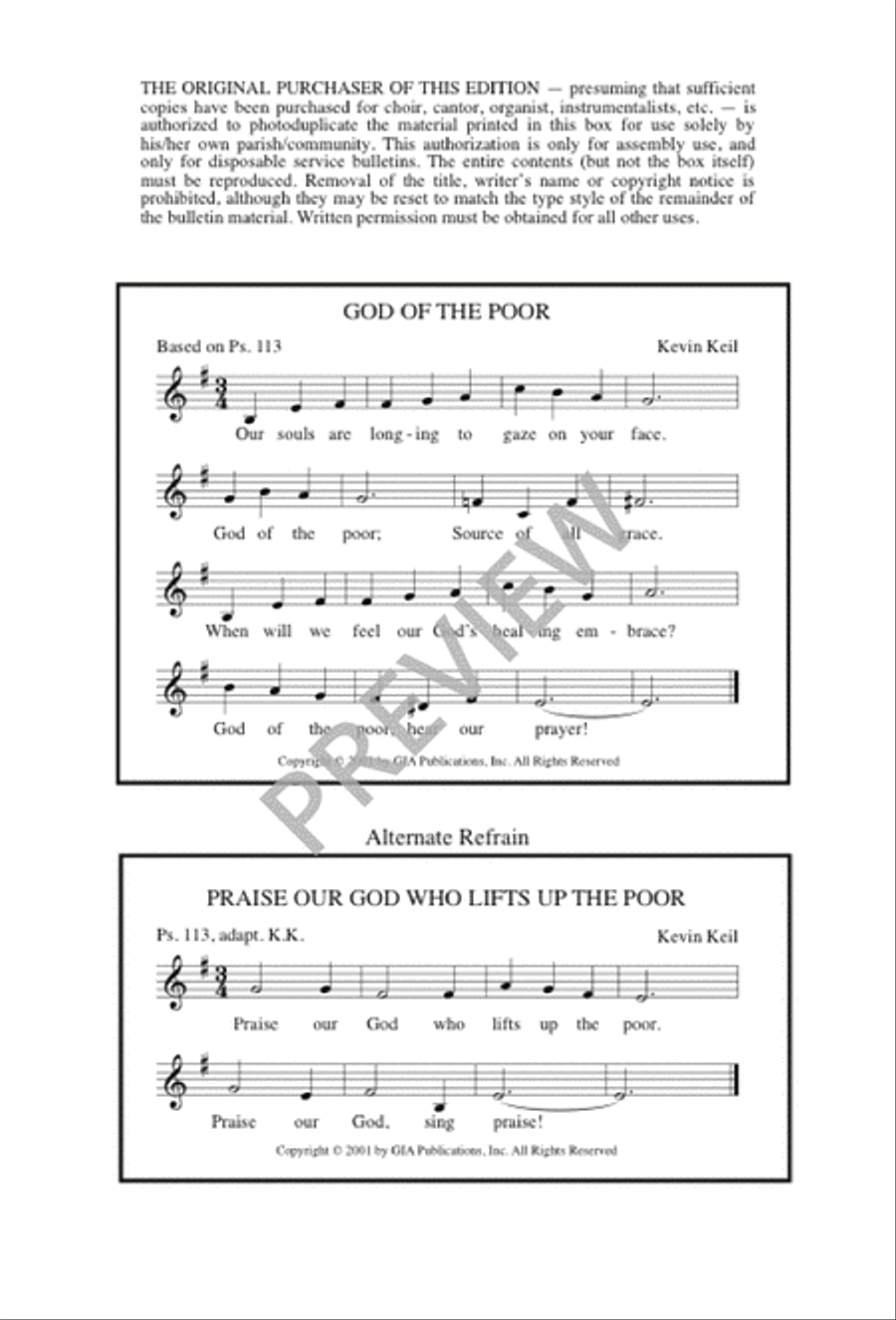 God of the Poor 2-Part scores gallery preview page 8