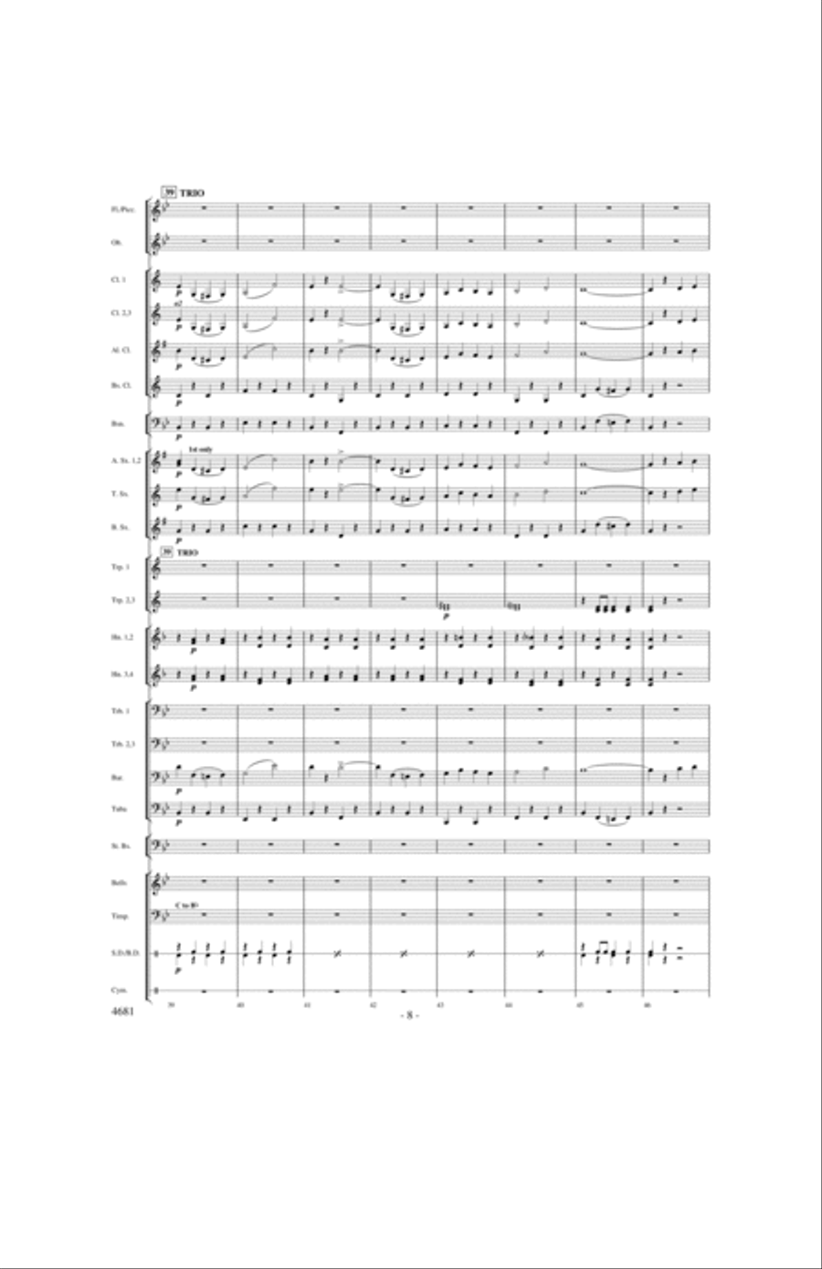 Gallant Marines Gallant Marines Concert Band scores gallery preview page 7