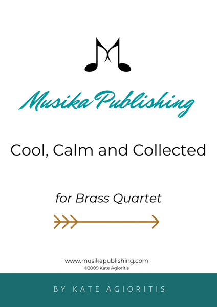 Cool Calm and Collected - For Brass Quartet image number null