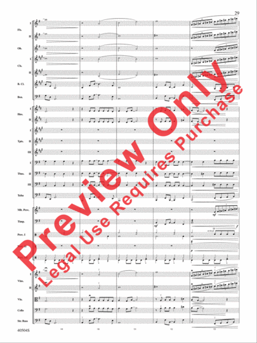 The Eagles on Tour The Eagles on Tour Full Orchestra scores gallery preview page 30
