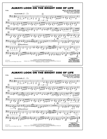 Always Look On The Bright Side Of Life (arr. Conaway & Holt) - Tuba