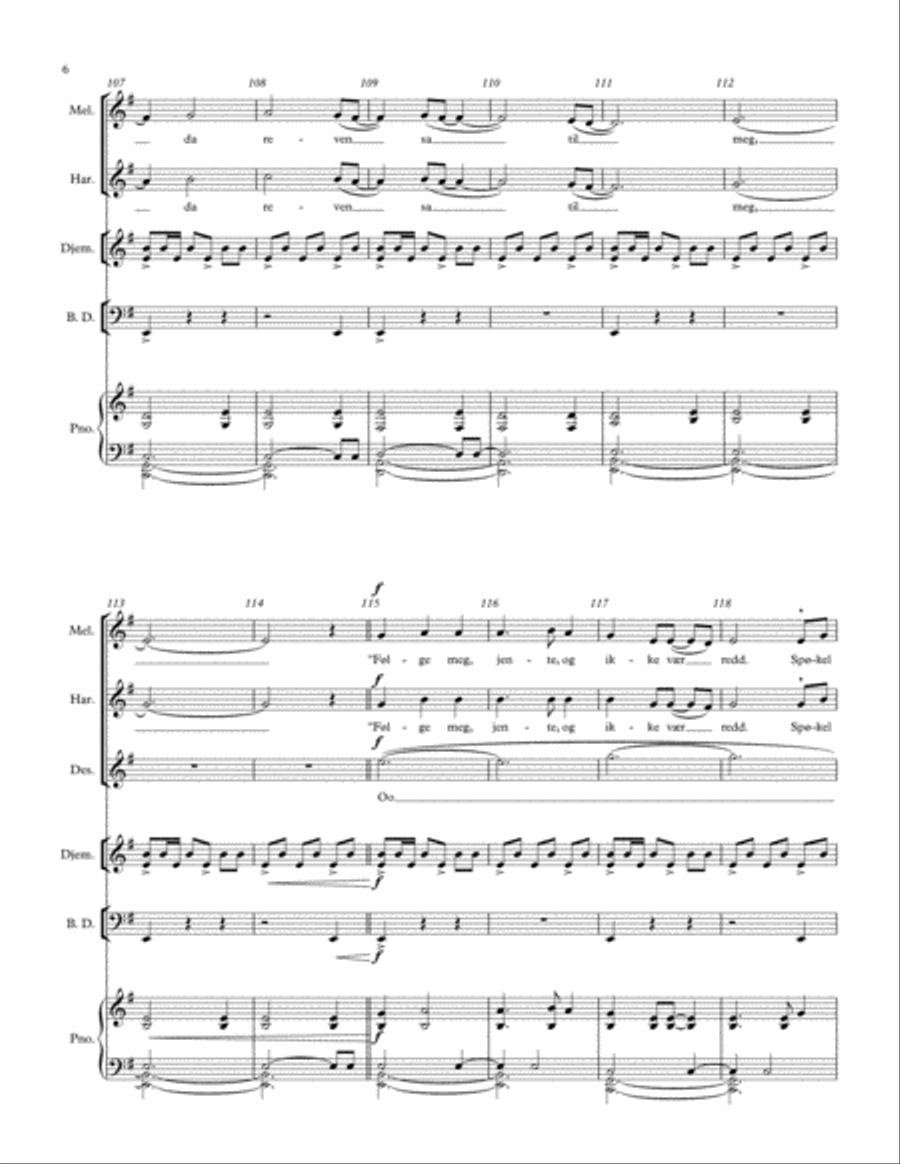 Reven (The Fox) Choir scores gallery preview page 6