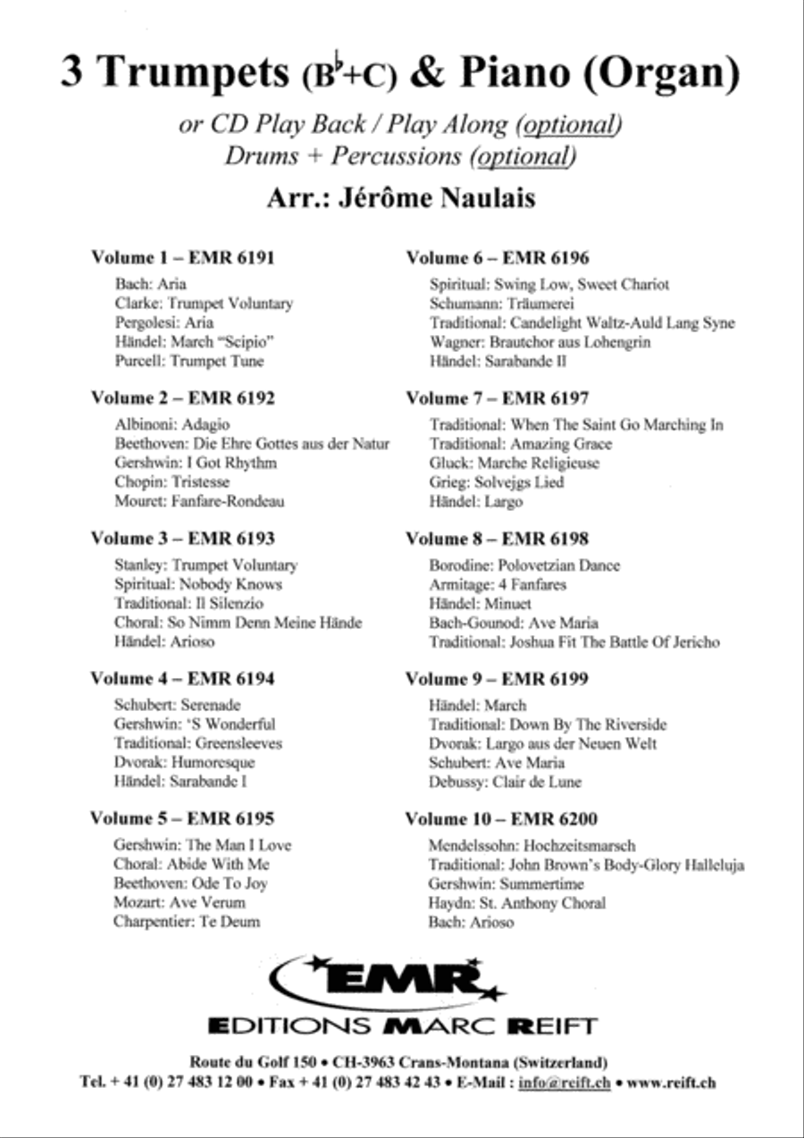 Album Volume 5 Album Volume 5 Trumpet Trio scores gallery preview page 16