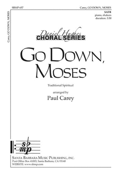 Go Down, Moses - SATB Octavo image number null