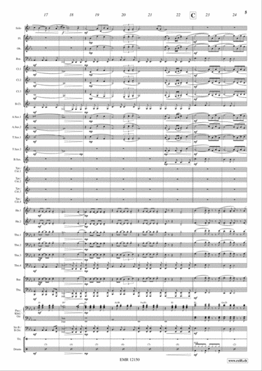 My Way My Way Concert Band scores gallery preview page 5