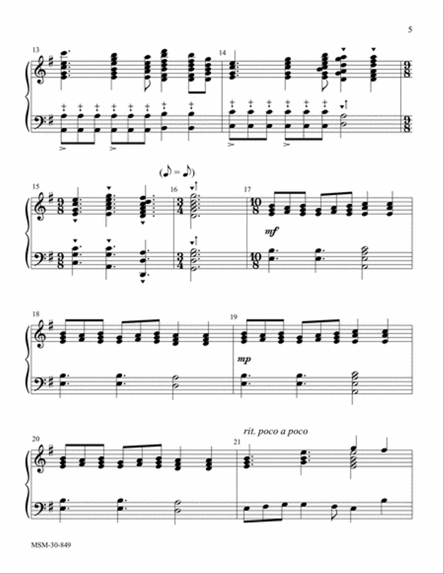 Be Glad and Rejoice 5-Octaves scores gallery preview page 5
