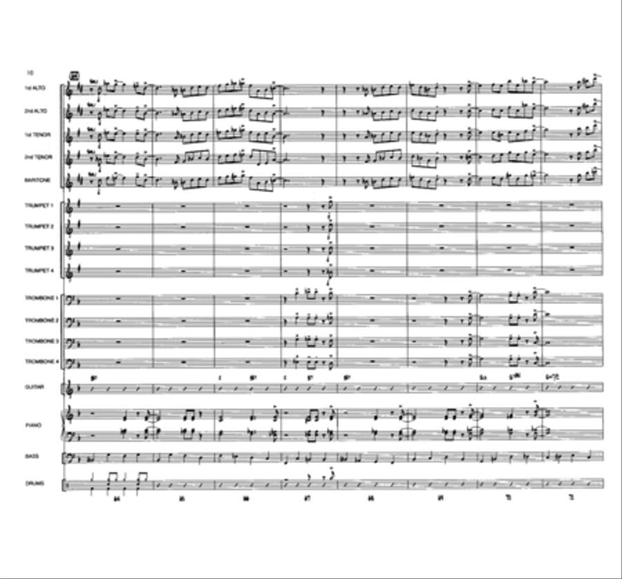 Blues for Buster Blues for Buster Jazz Ensemble scores gallery preview page 10