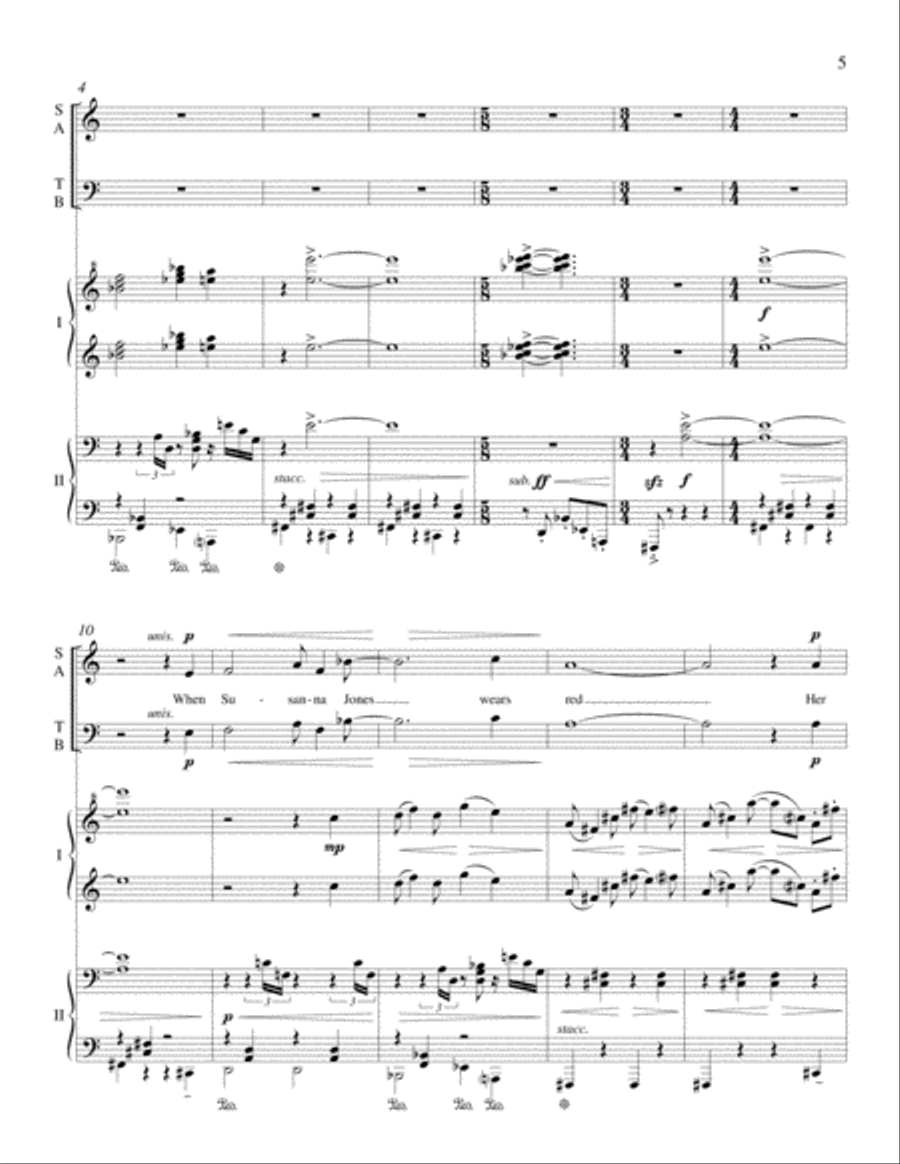 Afro-American Fragments Afro-American Fragments 4-Part scores gallery preview page 20