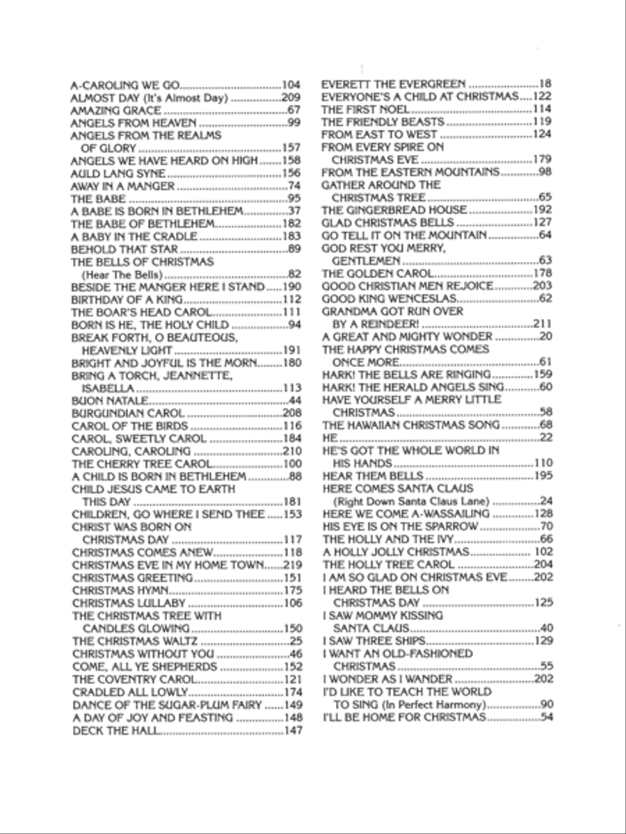 170 Christmas Songs and Carols Piano, Vocal, Guitar scores gallery preview page 2