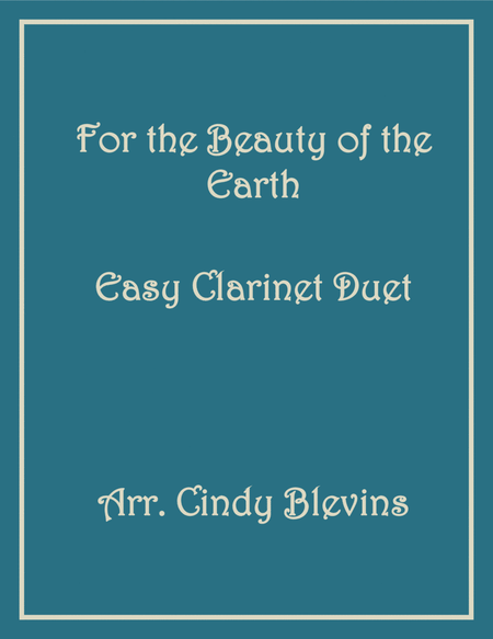 For The Beauty Of The Earth, Easy Clarinet Duet image number null