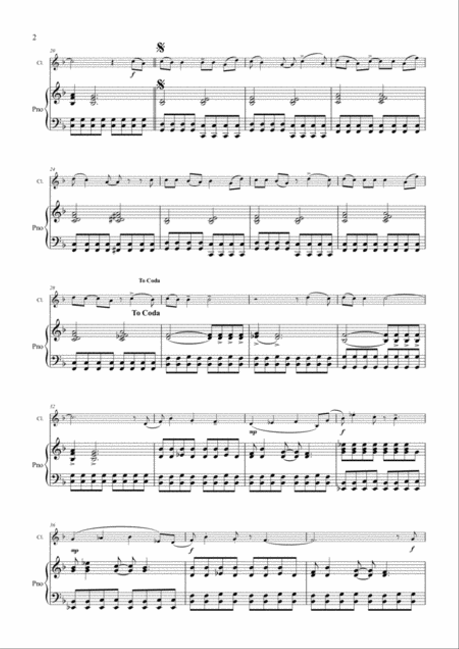 Little Saint Nick Little Saint Nick Clarinet Solo scores gallery preview page 2