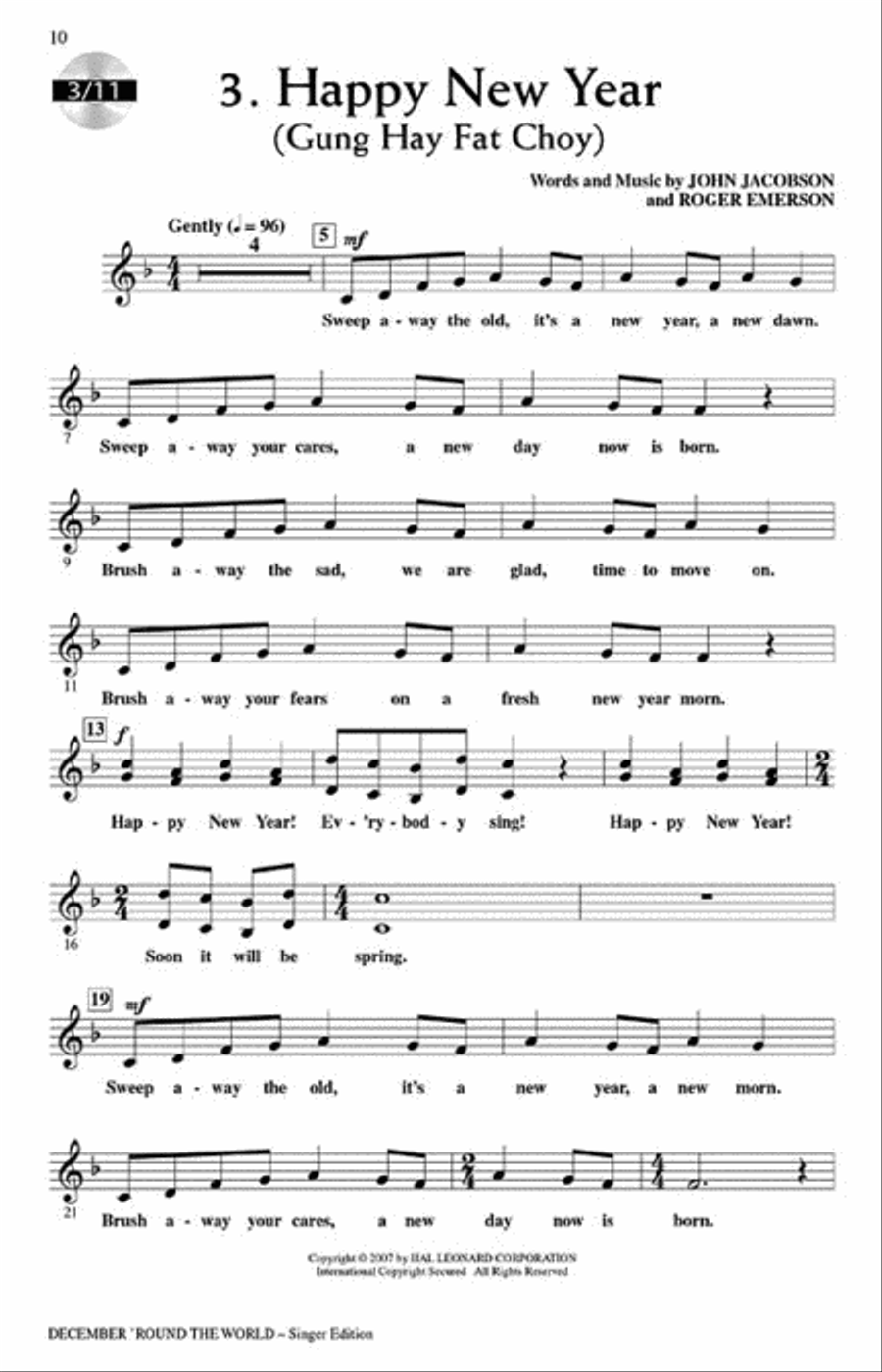 December 'Round the World Choir scores gallery preview page 6