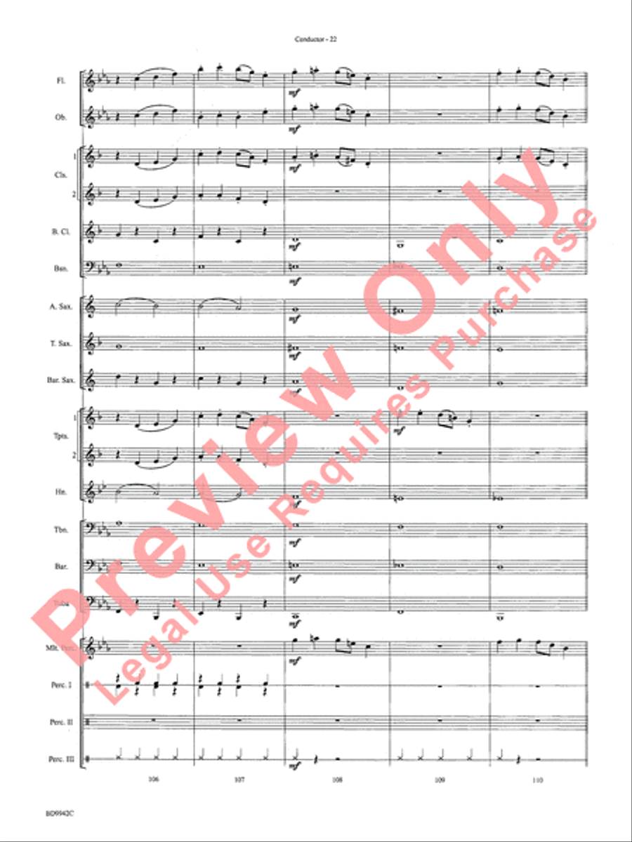 Sleigh Ride Sleigh Ride Concert Band scores gallery preview page 25