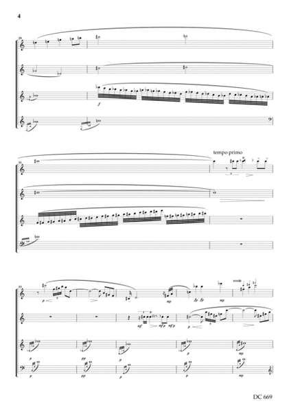 Prelude and Fugue No,1 - for clarinet quartet