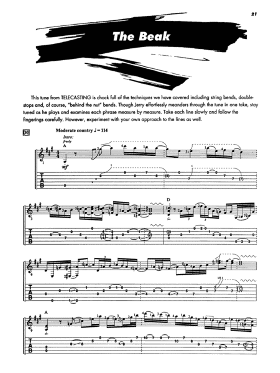 Jerry Donahue's Telemaster Guitar Electric Guitar scores gallery preview page 5