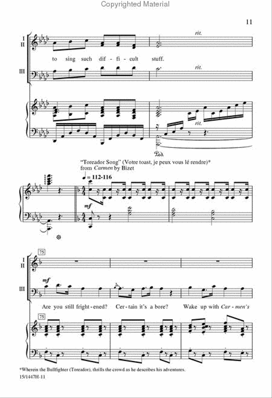 Painless Opera 3-Part scores gallery preview page 10