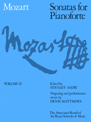 Book cover for Sonatas for Pianoforte, Volume II
