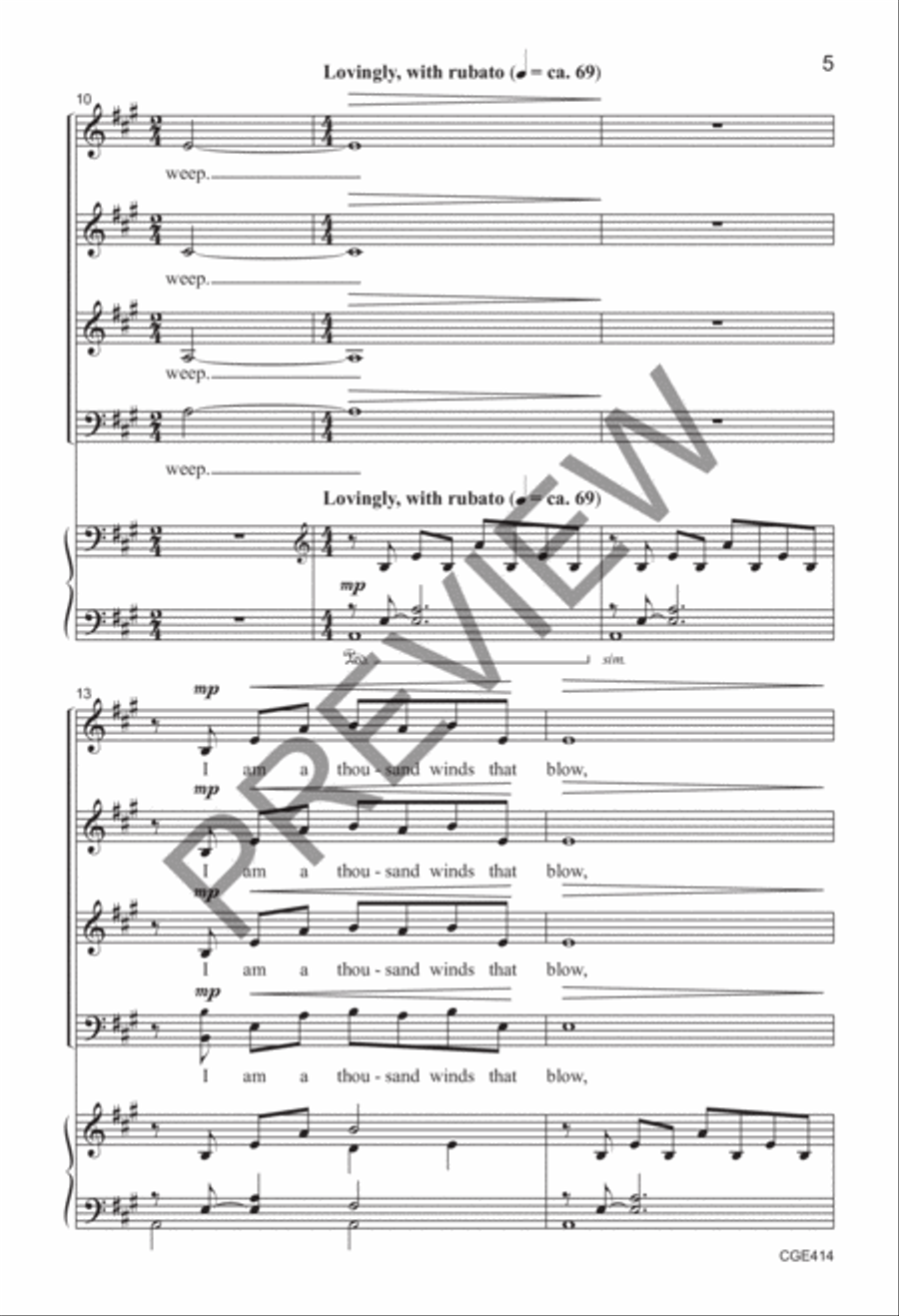 Do Not Stand and Weep (SSAB)B SSA scores gallery preview page 4