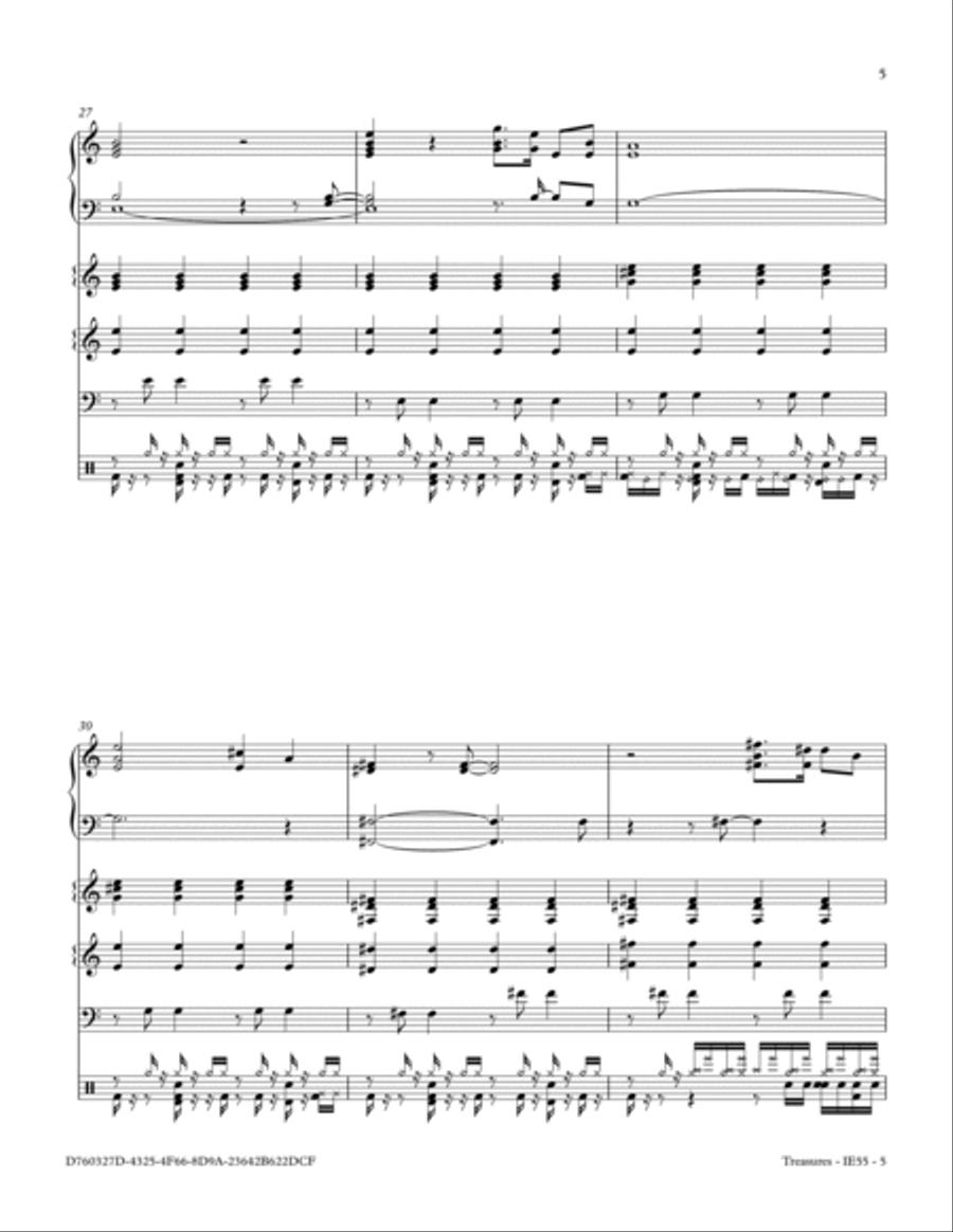 Treasures Small Ensemble scores gallery preview page 5