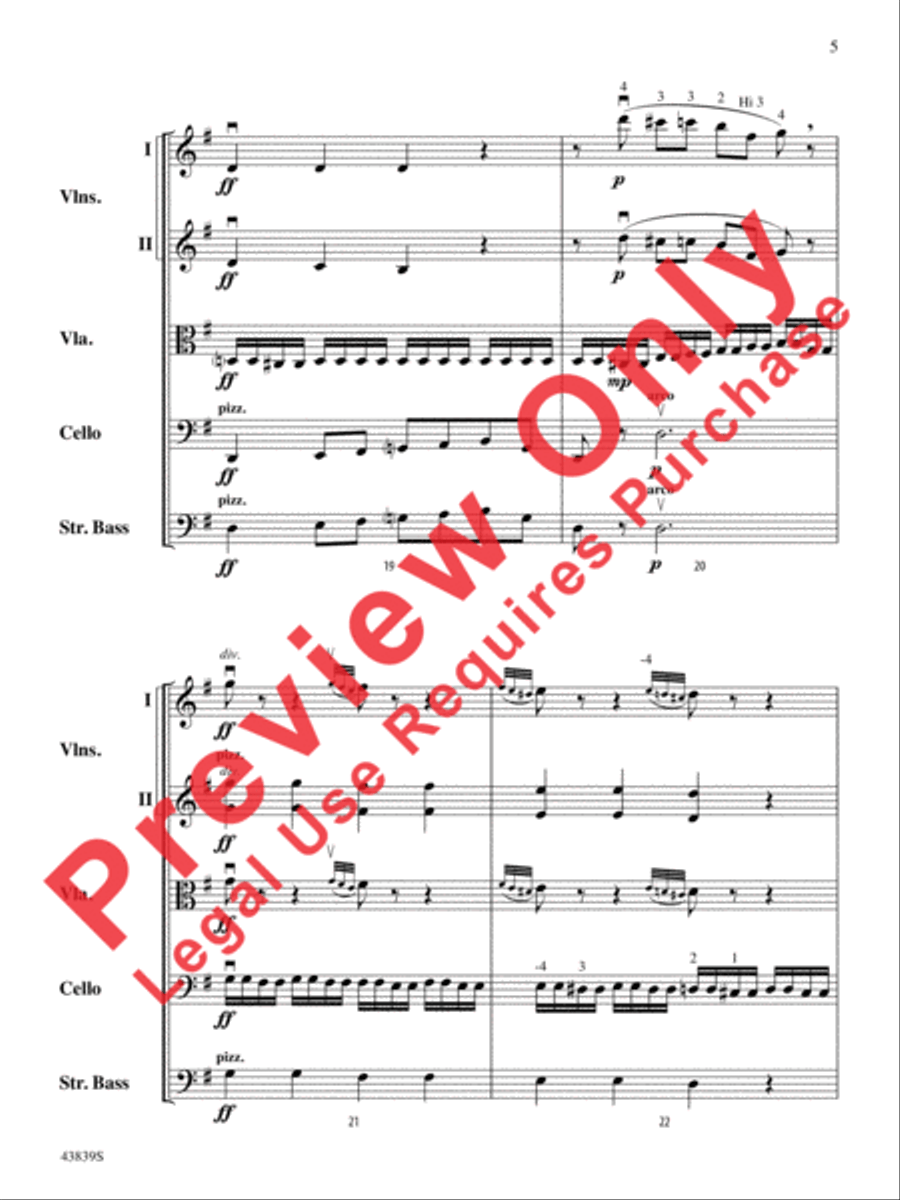 Mozartiana Mozartiana String Orchestra scores gallery preview page 6