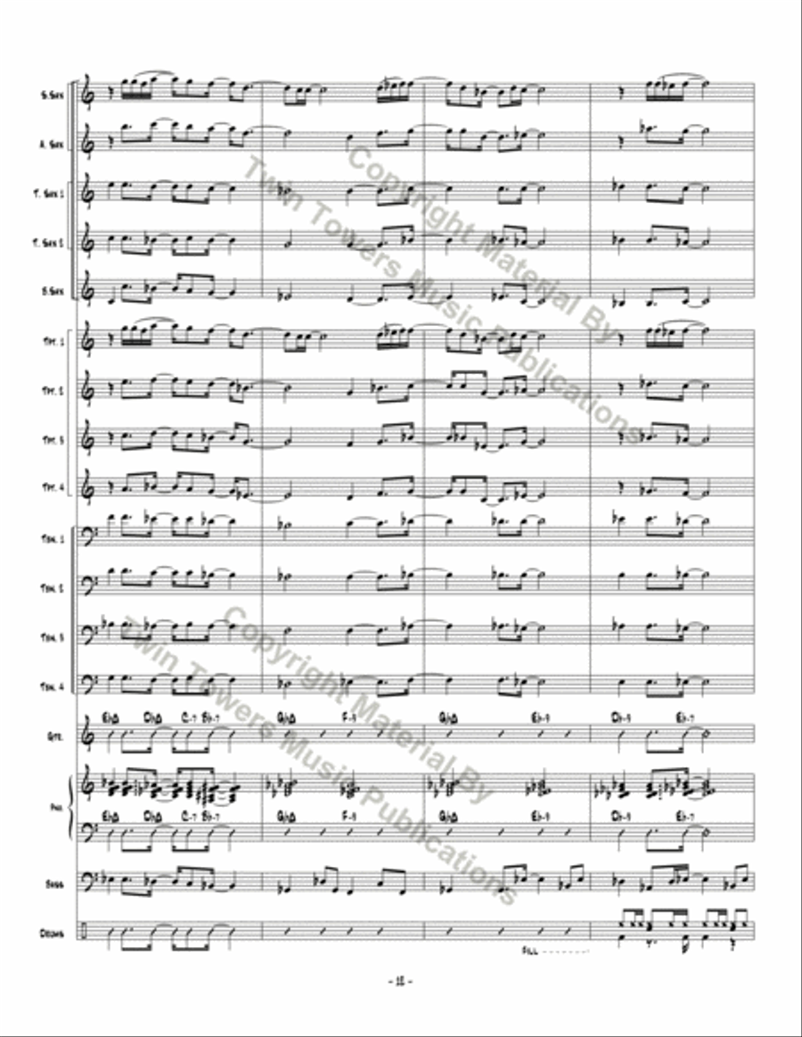 For Anji Jazz Ensemble scores gallery preview page 13
