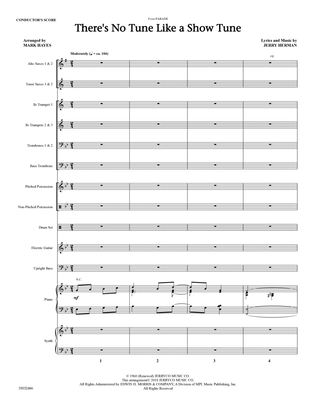 Book cover for There's No Tune Like a Show Tune (arr. Mark Hayes) - Full Score
