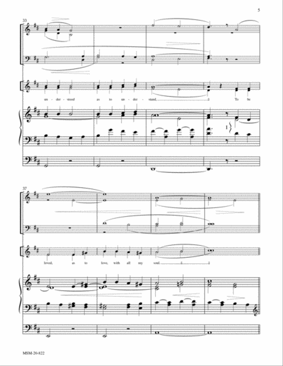Make Me a Channel of Your Peace (Prayer of St. Francis) Choir scores gallery preview page 4