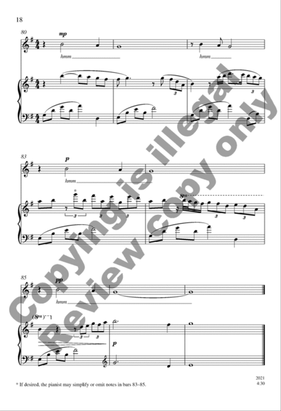 Reconcile Unison Choir scores gallery preview page 18