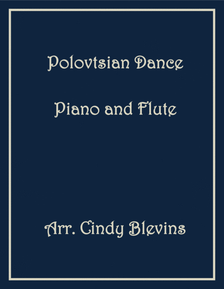 Polovtsian Dance, for Piano and Flute image number null