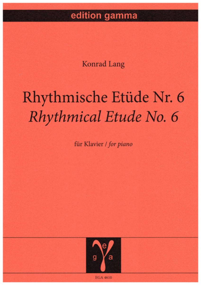 Rhythmische Etüde Nr. 6