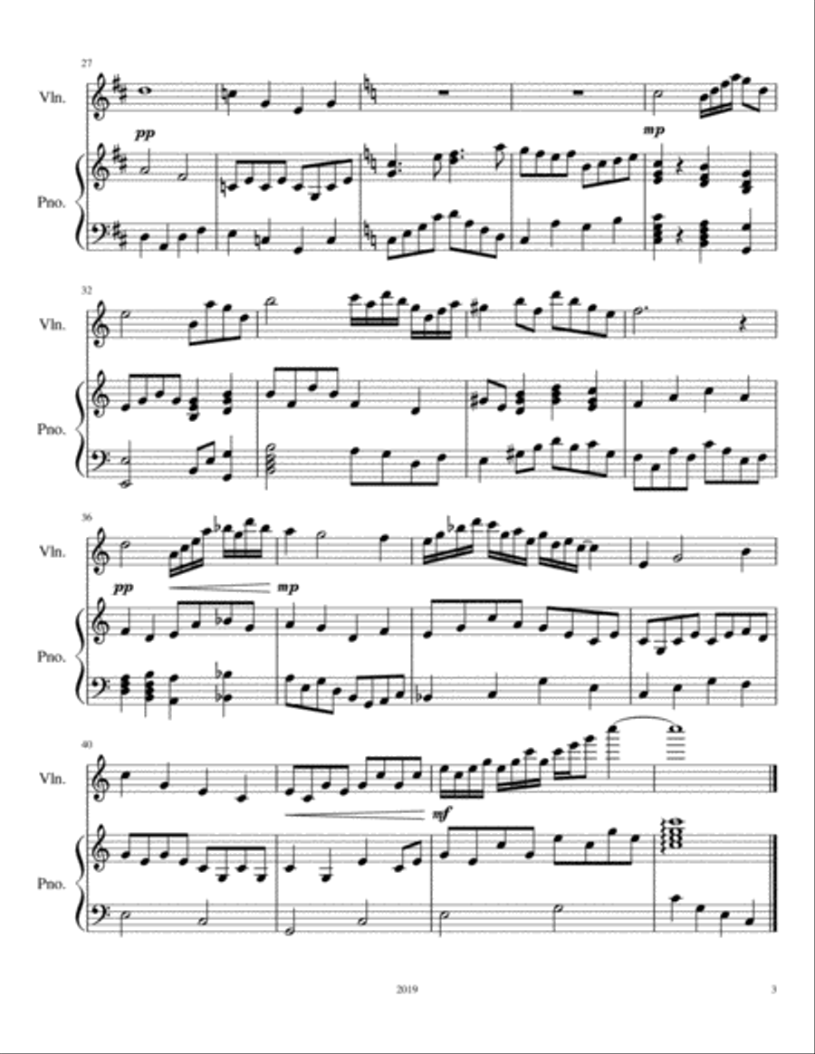 Acton Texas Acton Texas Violin Solo scores gallery preview page 3